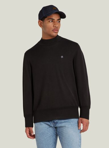 Core Mock Knitted Sweater